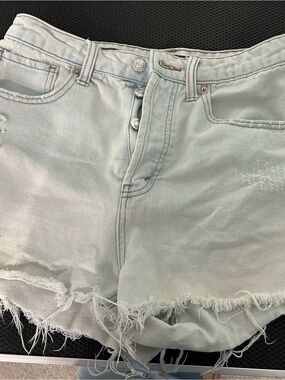 wild fable Light Wash Distressed Denim Shorts